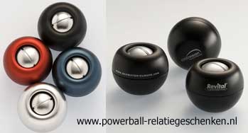Iron power de superpowerball onder de powerballs met lasergravering vanaf 3 st. en eigen kleur vanaf 500 st.